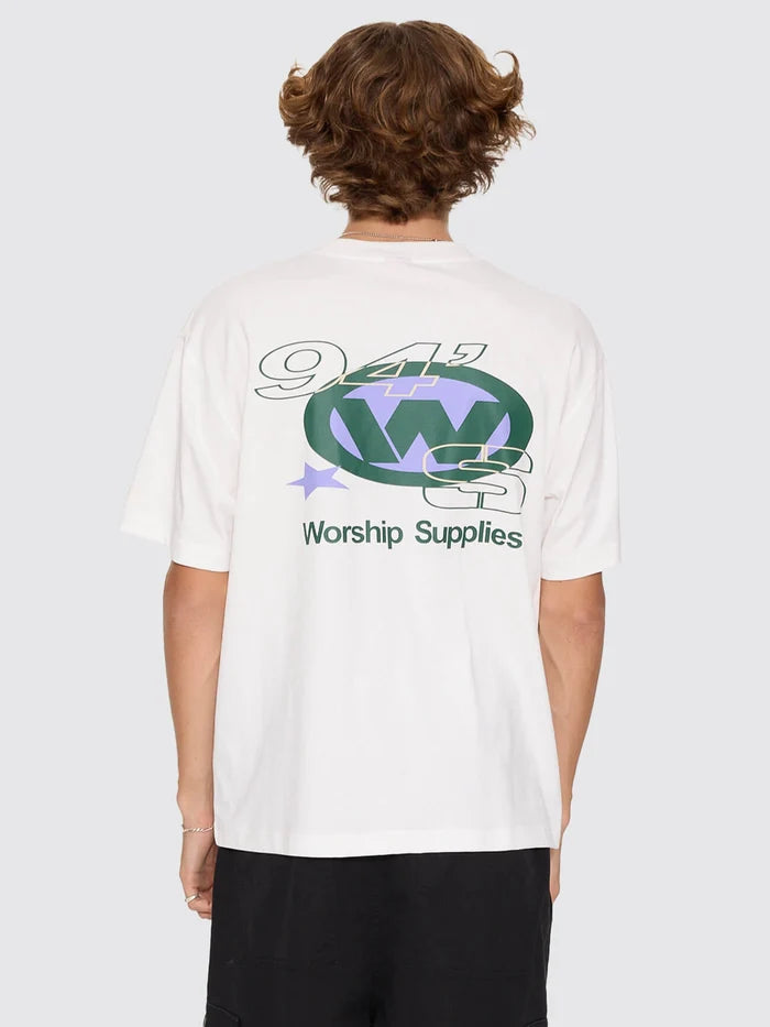 WORSHIP - Topper Tee - COCONUT MILK