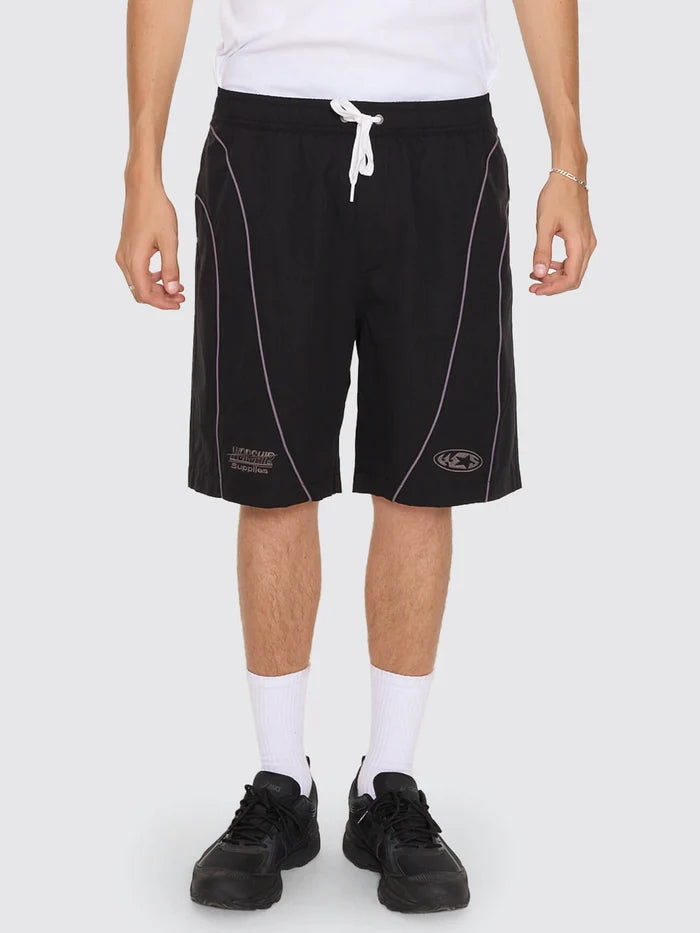 WORSHIP - Toll Free Elastic Swim Short - BLACK