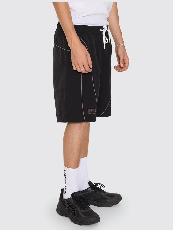 WORSHIP - Toll Free Elastic Swim Short - BLACK