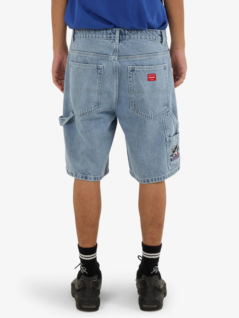 WORSHIP - Cat Burglar Carpenter Short - SPIRIT BLUE
