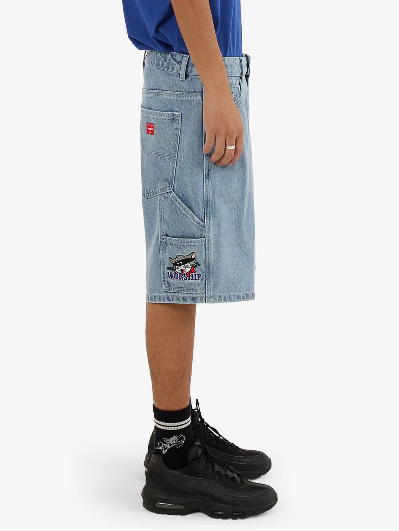 WORSHIP - Cat Burglar Carpenter Short - SPIRIT BLUE