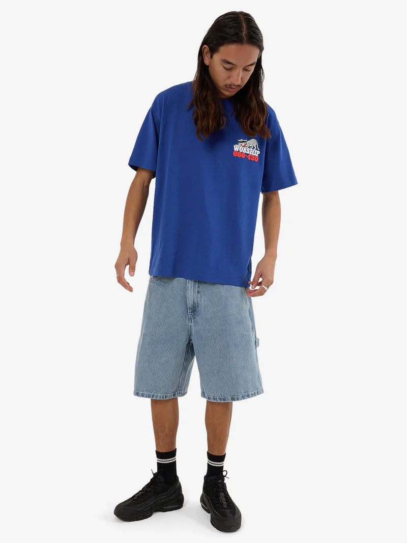 WORSHIP - Cat Burglar Carpenter Short - SPIRIT BLUE