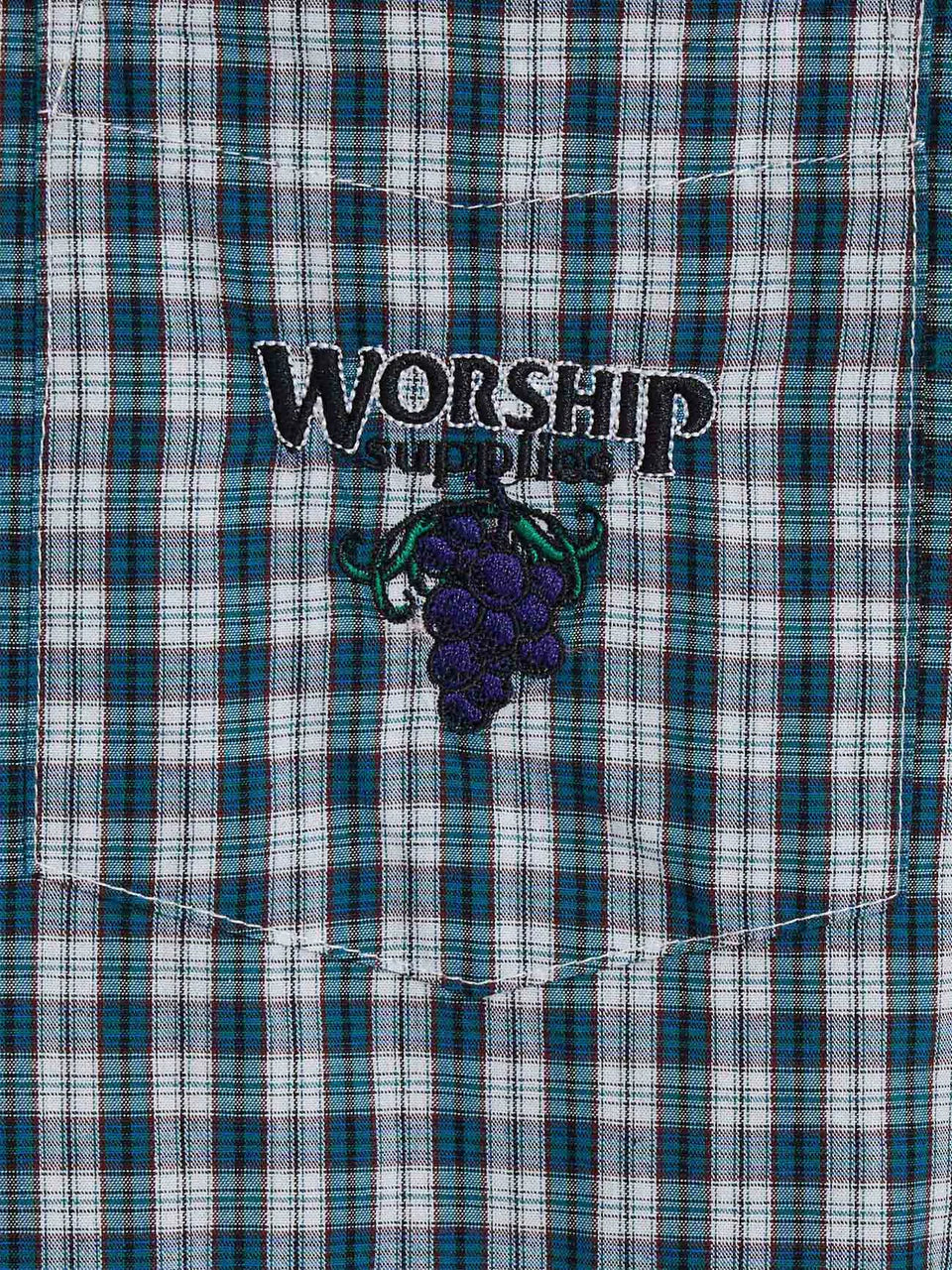 WORSHIP - Satisfaction Short Sleeve Shirt - Dark Blue