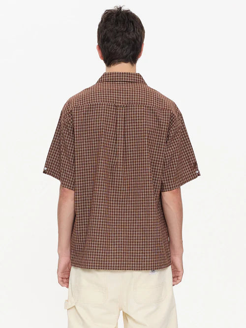 WORSHIP - Cherub Short Sleeve Shirt - Brown