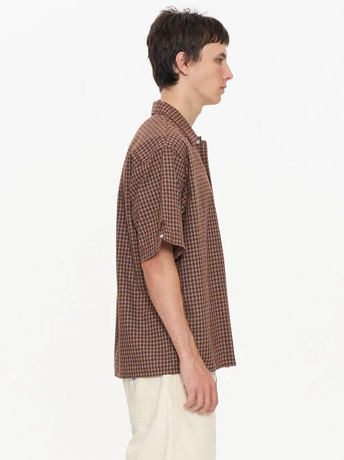 WORSHIP - Cherub Short Sleeve Shirt - Brown