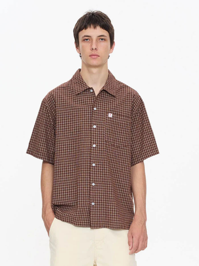 WORSHIP - Cherub Short Sleeve Shirt - Brown