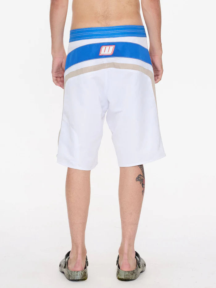 WORSHIP - Crusty Long Boardshort - White