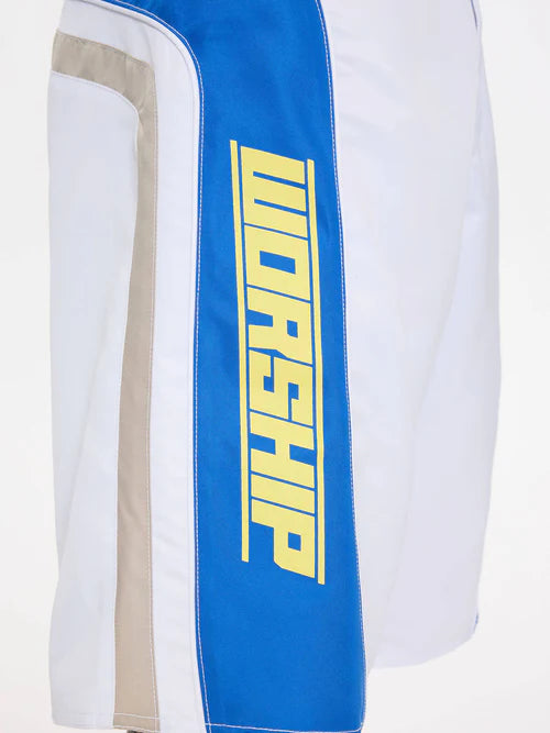 WORSHIP - Crusty Long Boardshort - White