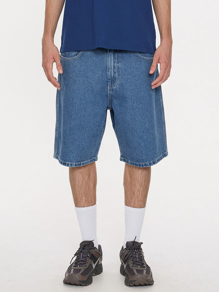 WORSHIP - Belter Big Dawg Jean Short - Sky High Blue