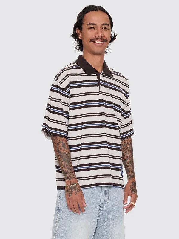 WORSHIP - Dimension Short Sleeve Golf Polo - MOONSTRUCK