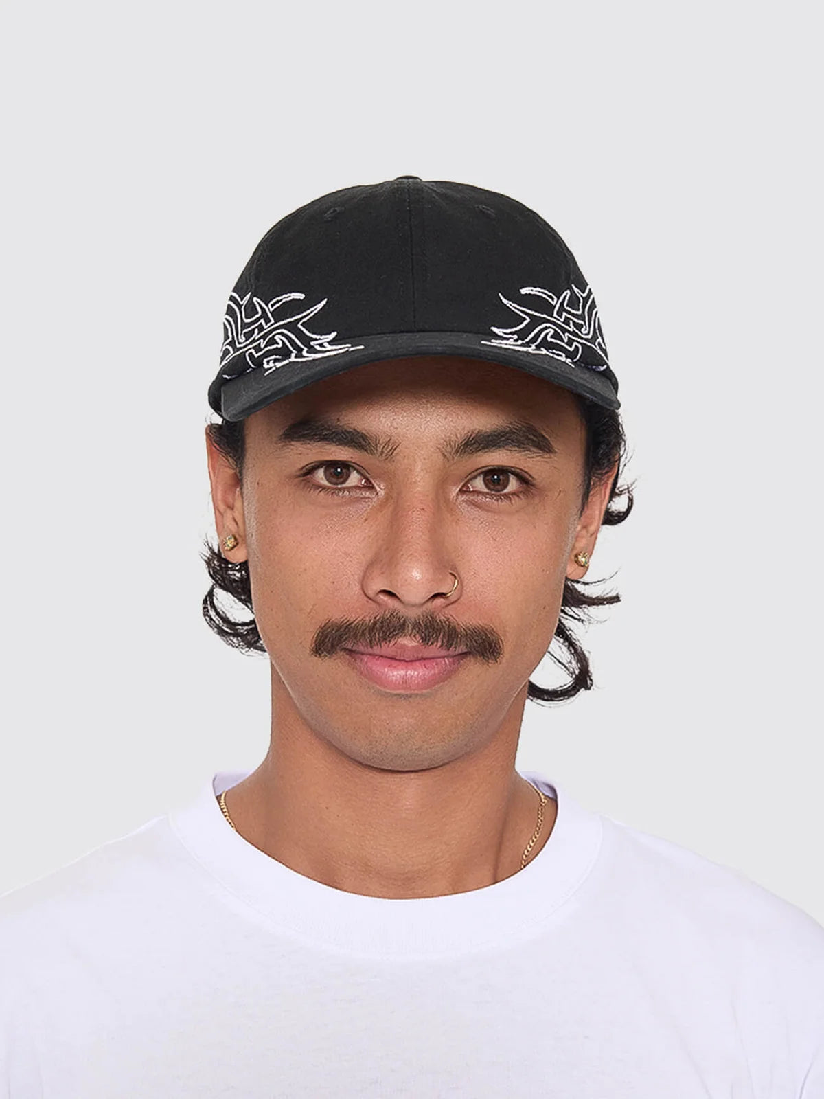 WORSHIP - PITTED 6 PANEL HAT - BLACK