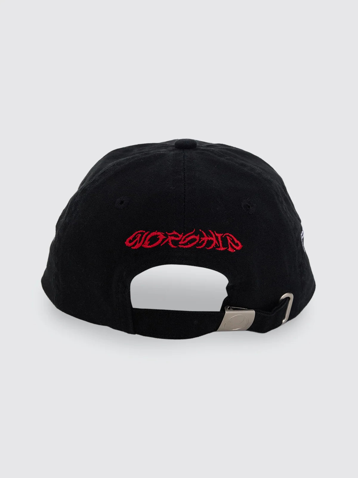 WORSHIP - PITTED 6 PANEL HAT - BLACK
