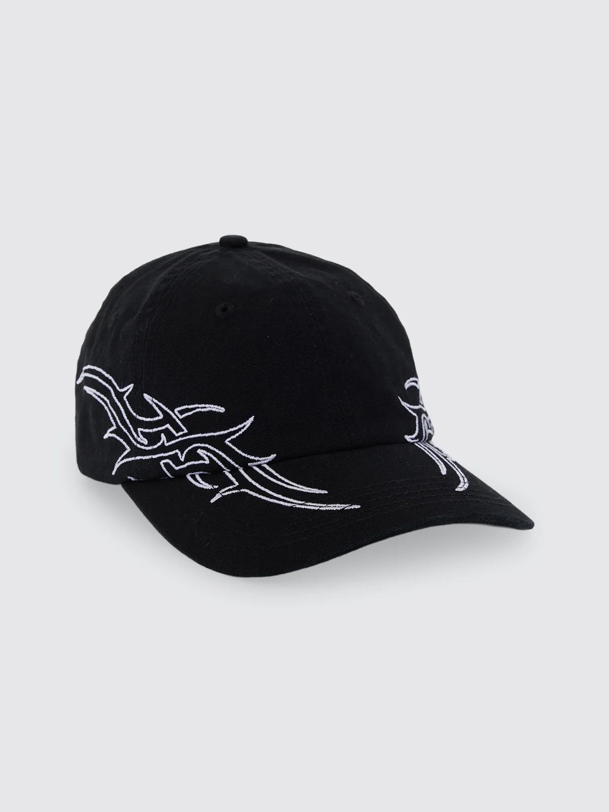 WORSHIP - PITTED 6 PANEL HAT - BLACK