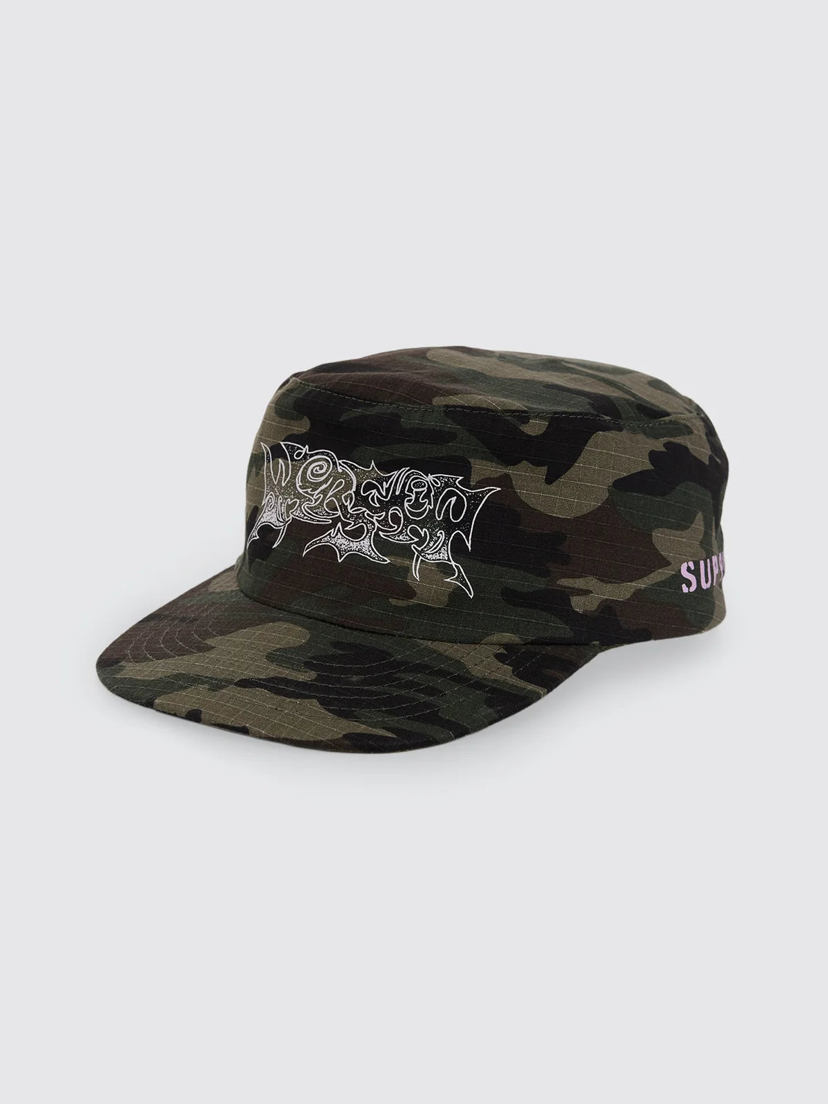 WORSHIP - HEXED PILLBOX HAT - CAMO