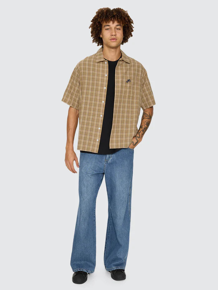 WORSHIP - Cherub Short Sleeve Shirt - Tannin