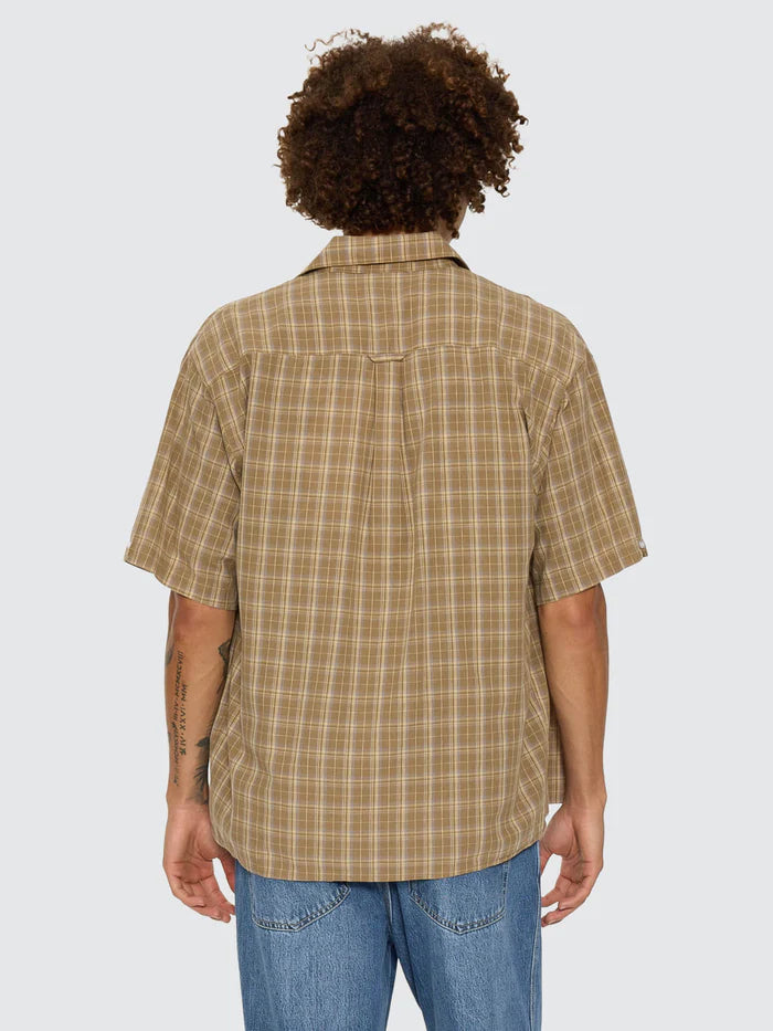 WORSHIP - Cherub Short Sleeve Shirt - Tannin