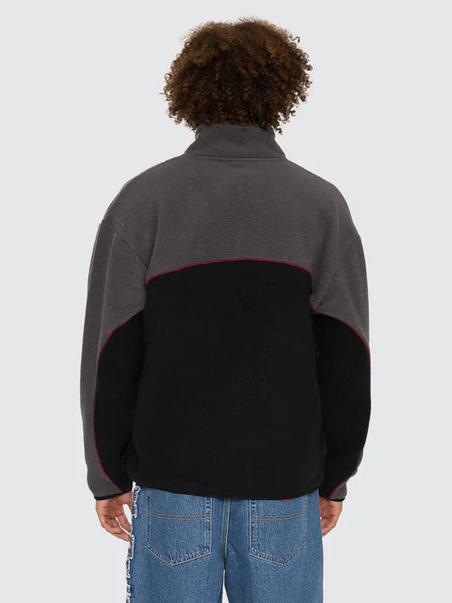 WORSHIP - Wyldstyle Quater Zip Sherpa Fleece - BLACK