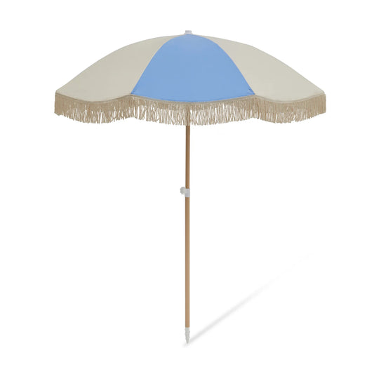 SALTY SHADOWS - Sea Salt  Beach Umbrella