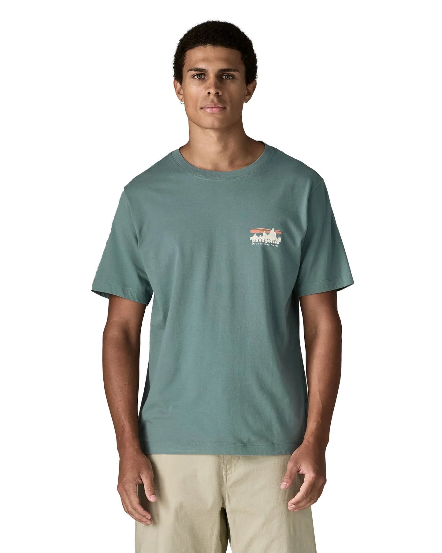 PATAGONIA - Men's '73 Skyline T-Shirt - Blue sage