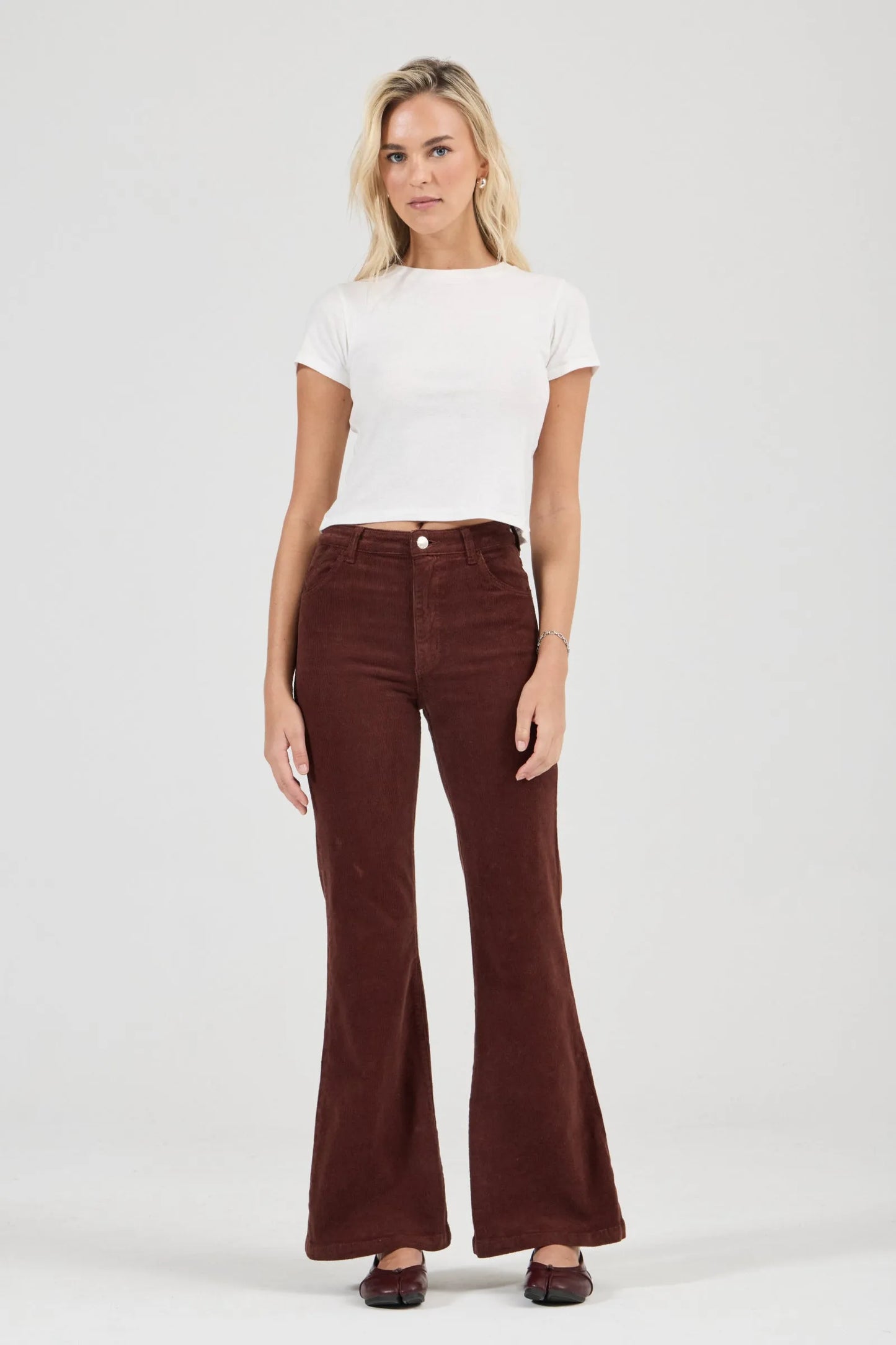 ROLLA'S - Eastcoast Flare Cord - COGNAC