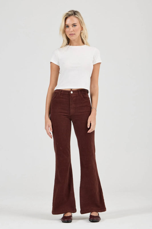 ROLLAS - Eastcoast Flare Cord - Cognac