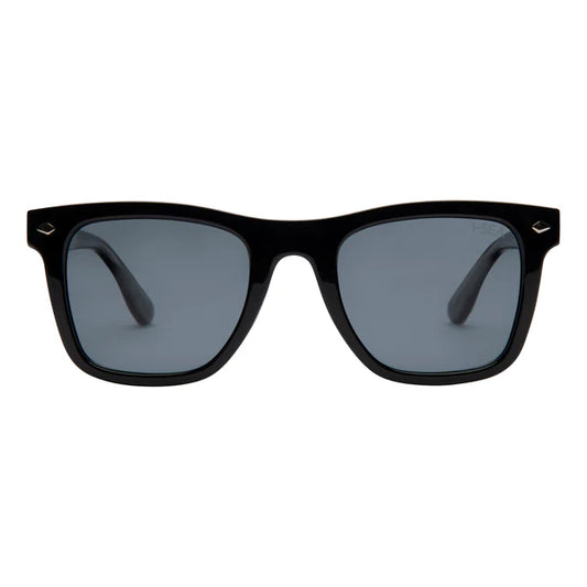 I-SEA EYEWEAR - RHYTHIM - BLACK / SMOKE POLARIZED LENS