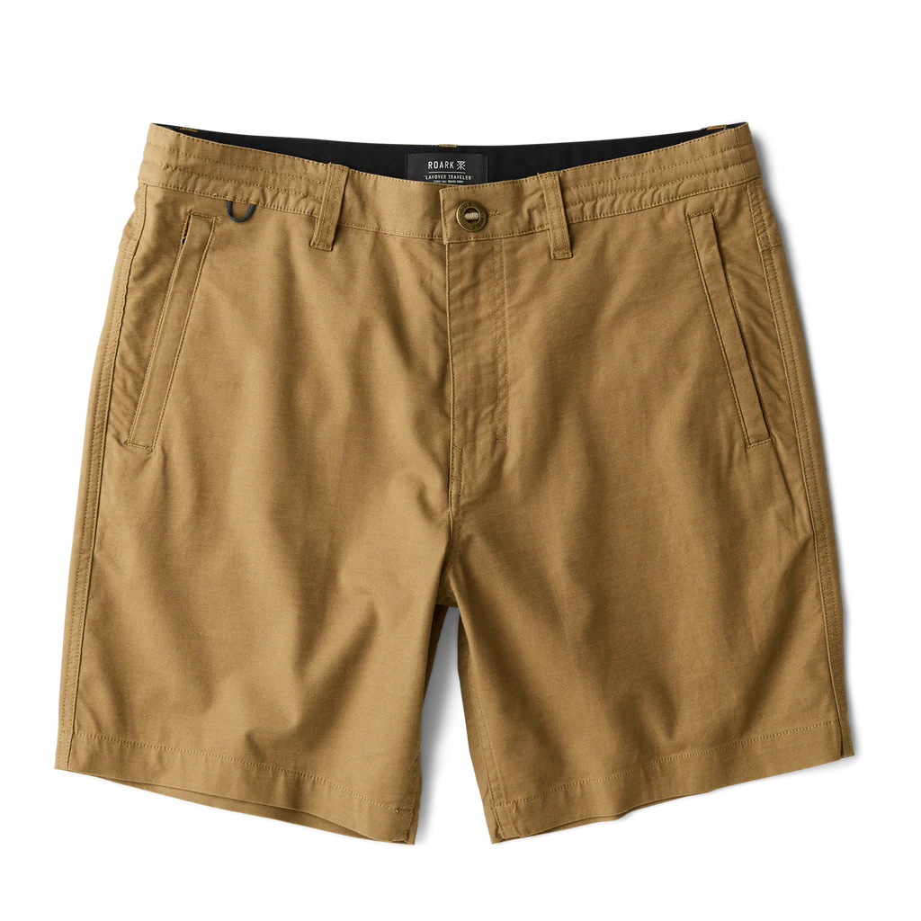 ROARK - Layover Pro Traveler Short - Dark Khaki