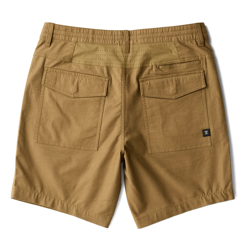 ROARK - Layover Pro Traveler Short - Dark Khaki