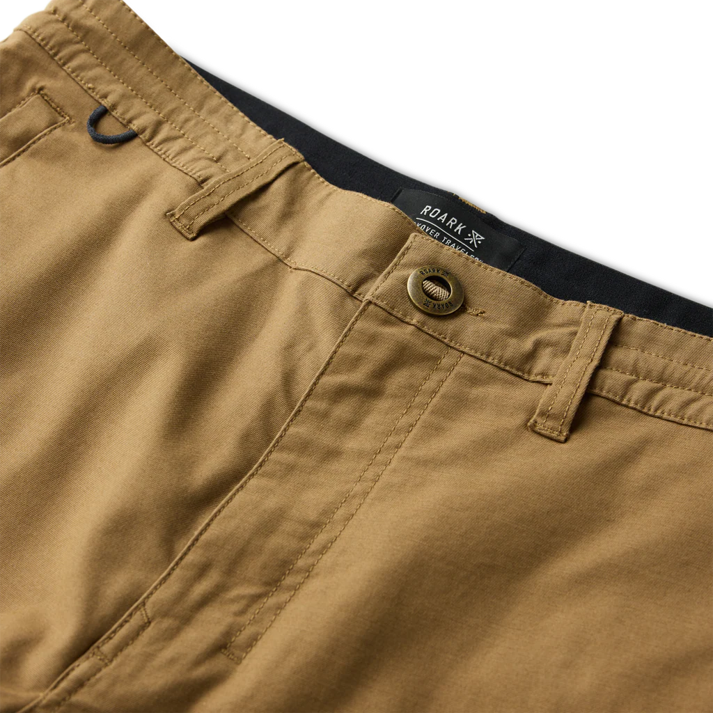 ROARK - Layover Pro Traveler Short - Dark Khaki