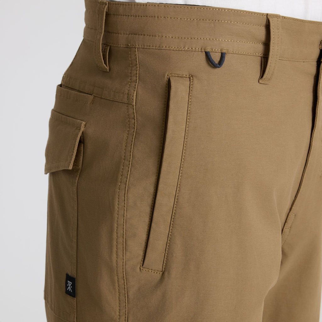 ROARK - Layover Pro Traveler Short - Dark Khaki
