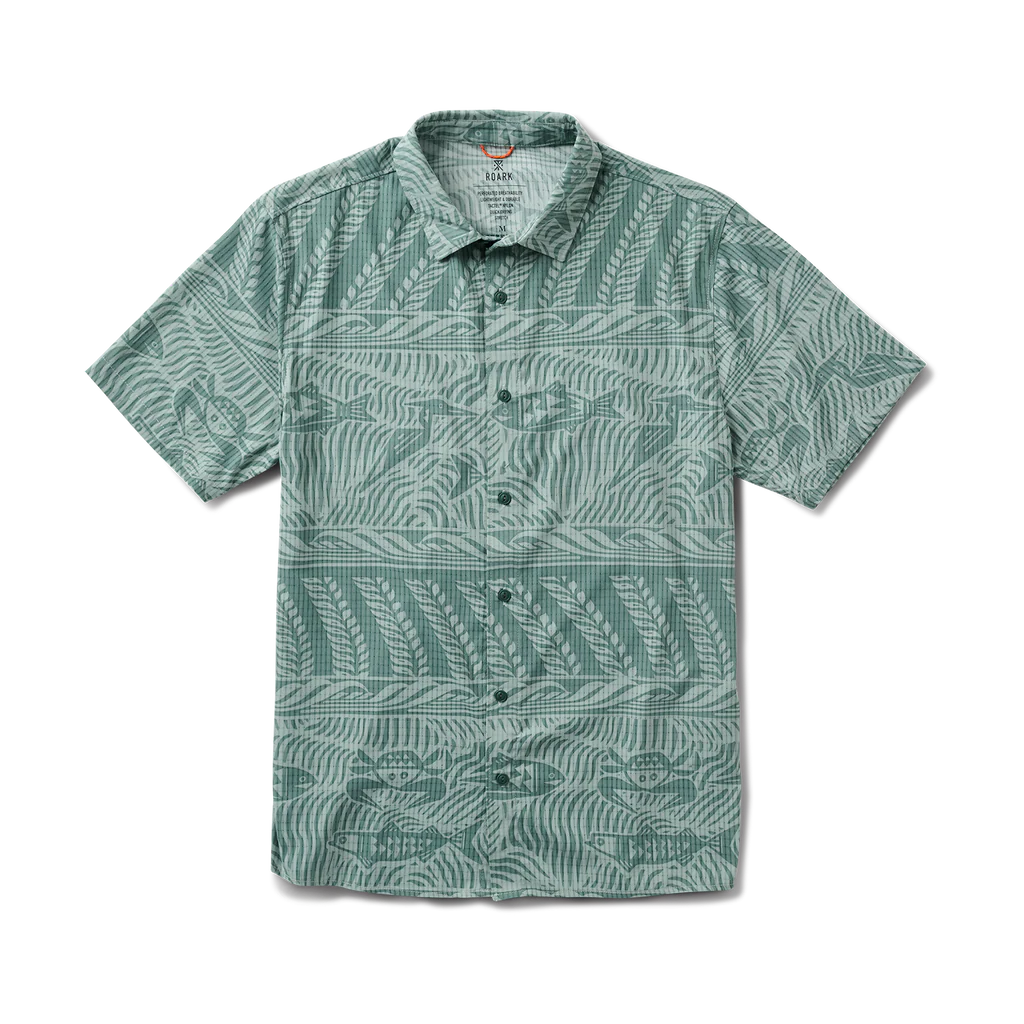 ROARK - Bless Up Breathable Stretch Shirt - Slate Green