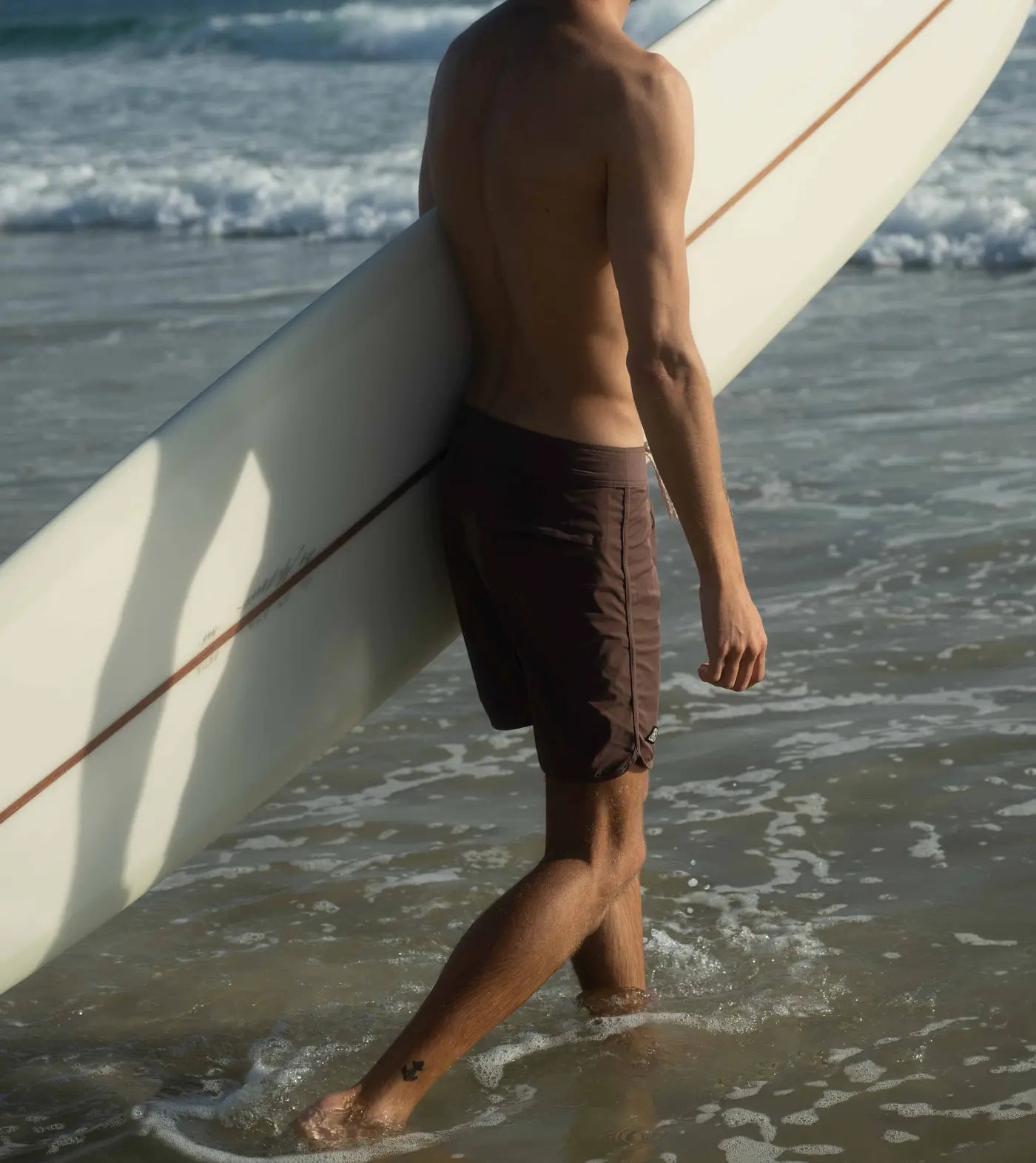 McTAVISH - Stretch Boardshort - BROWN
