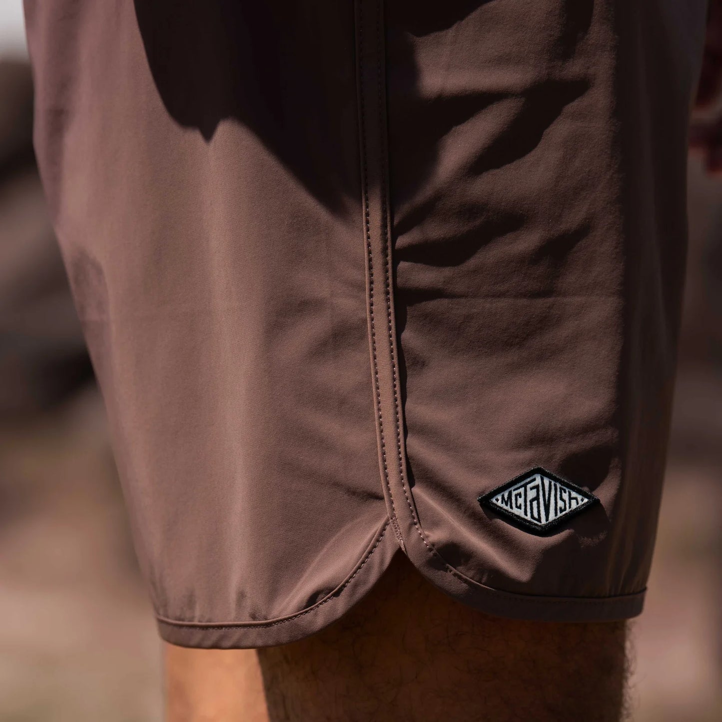 McTAVISH - Stretch Boardshort - BROWN