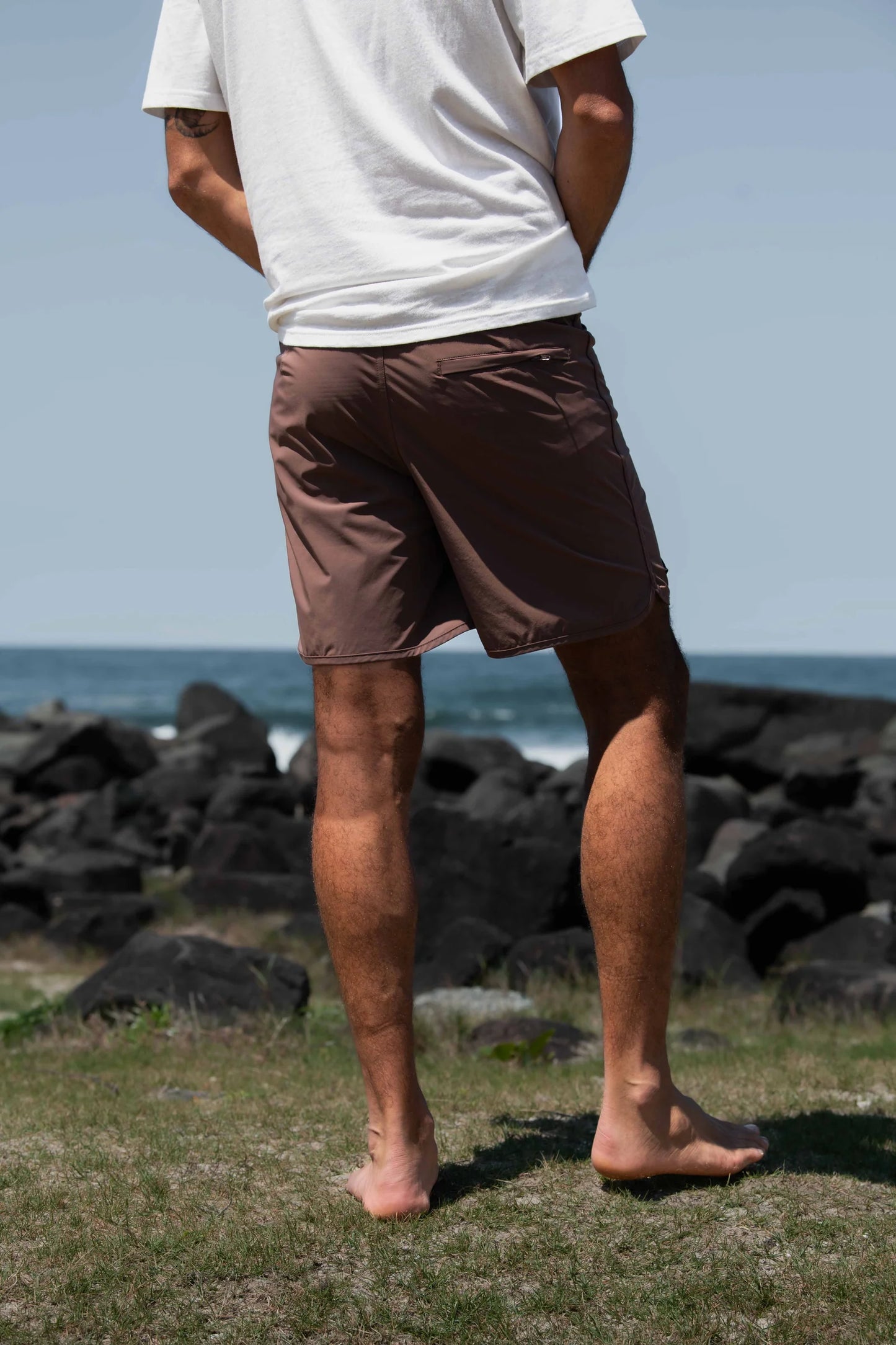 McTAVISH - Stretch Boardshort - BROWN