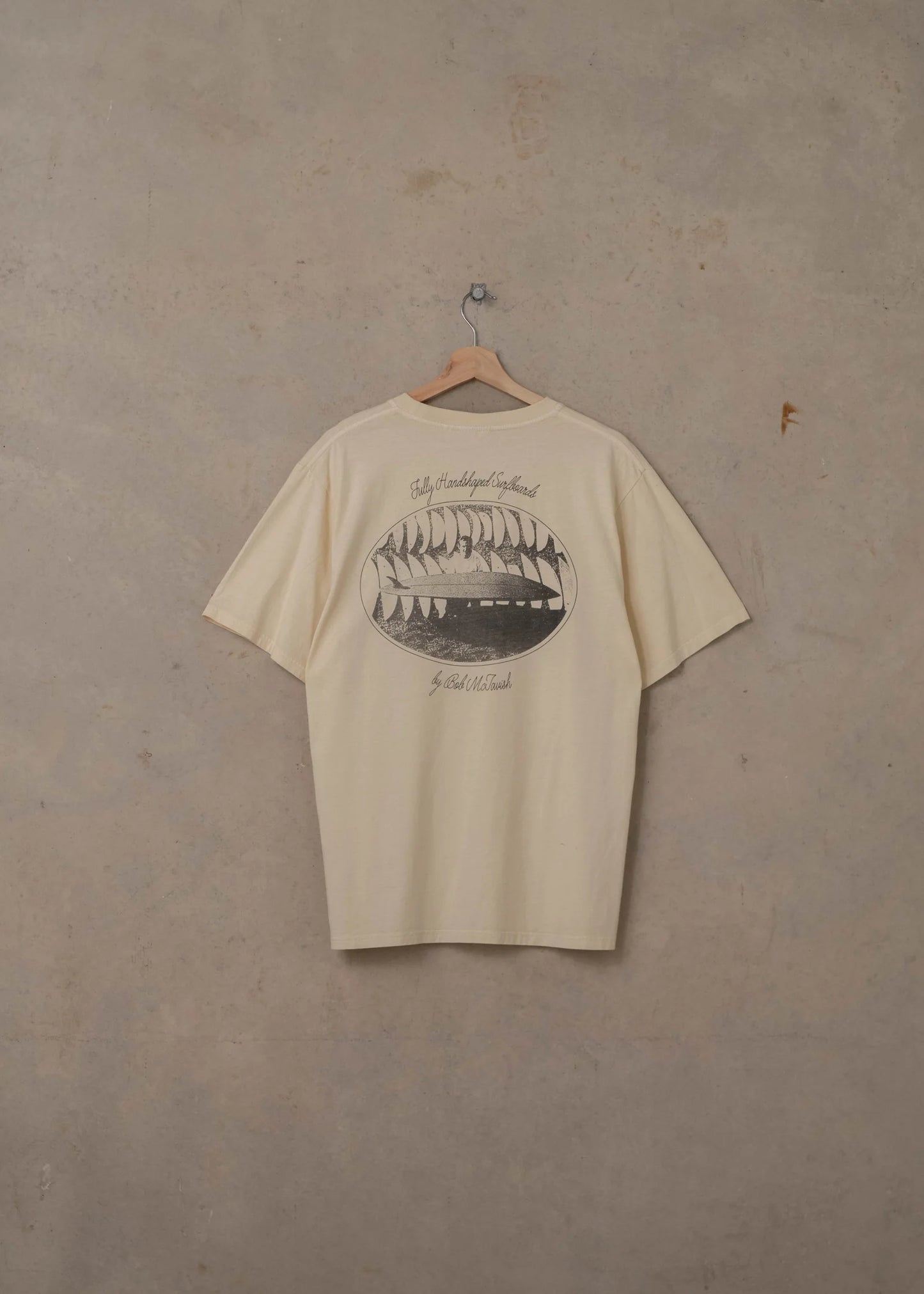 McTAVISH - Fully Hanshaped Tee - LIGHT YELLOW