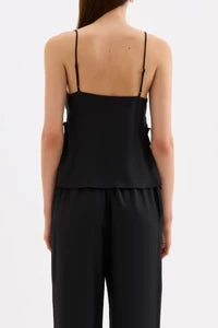 NUDE LUCY - Jaslynn Tencel Top - BLACK