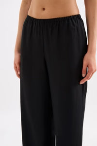 NUDE LUCY - Jaslynn Tencel Pant - BLACK