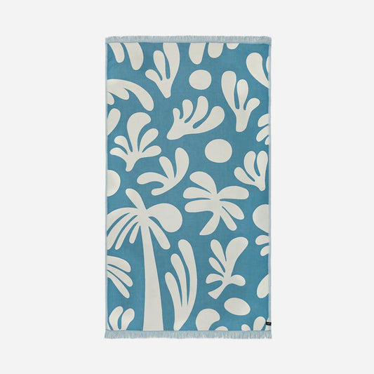 SLOWTIDE - Kingston Driftweave Turkish Towel - Lagoon