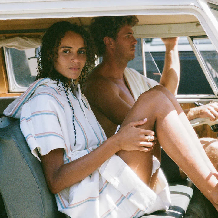 SLOWTIDE - Baja Stripe Poncho