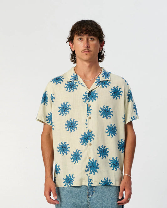 THE CRITICAL SLIDE SOCIETY - Morning Resort Shirt - Ecru