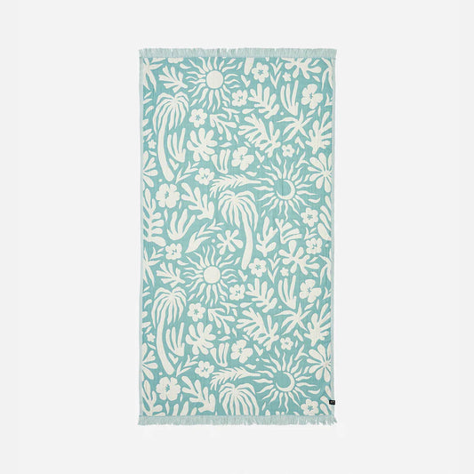 SLOWTIDE - Sunny Driftweave Turkish Towel - Sky Blue