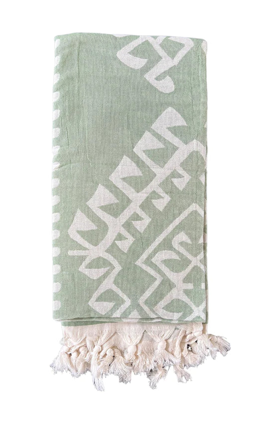 SALTY SHADOWS - Turkish Towels - AZTEC