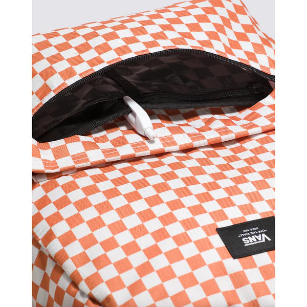 VANS   - Old Skool Check Backpack - Carnelian