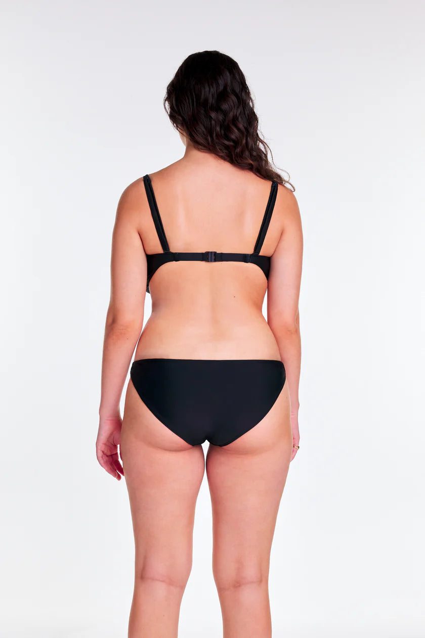 BASK - Twist Bandeau Top - BLACK