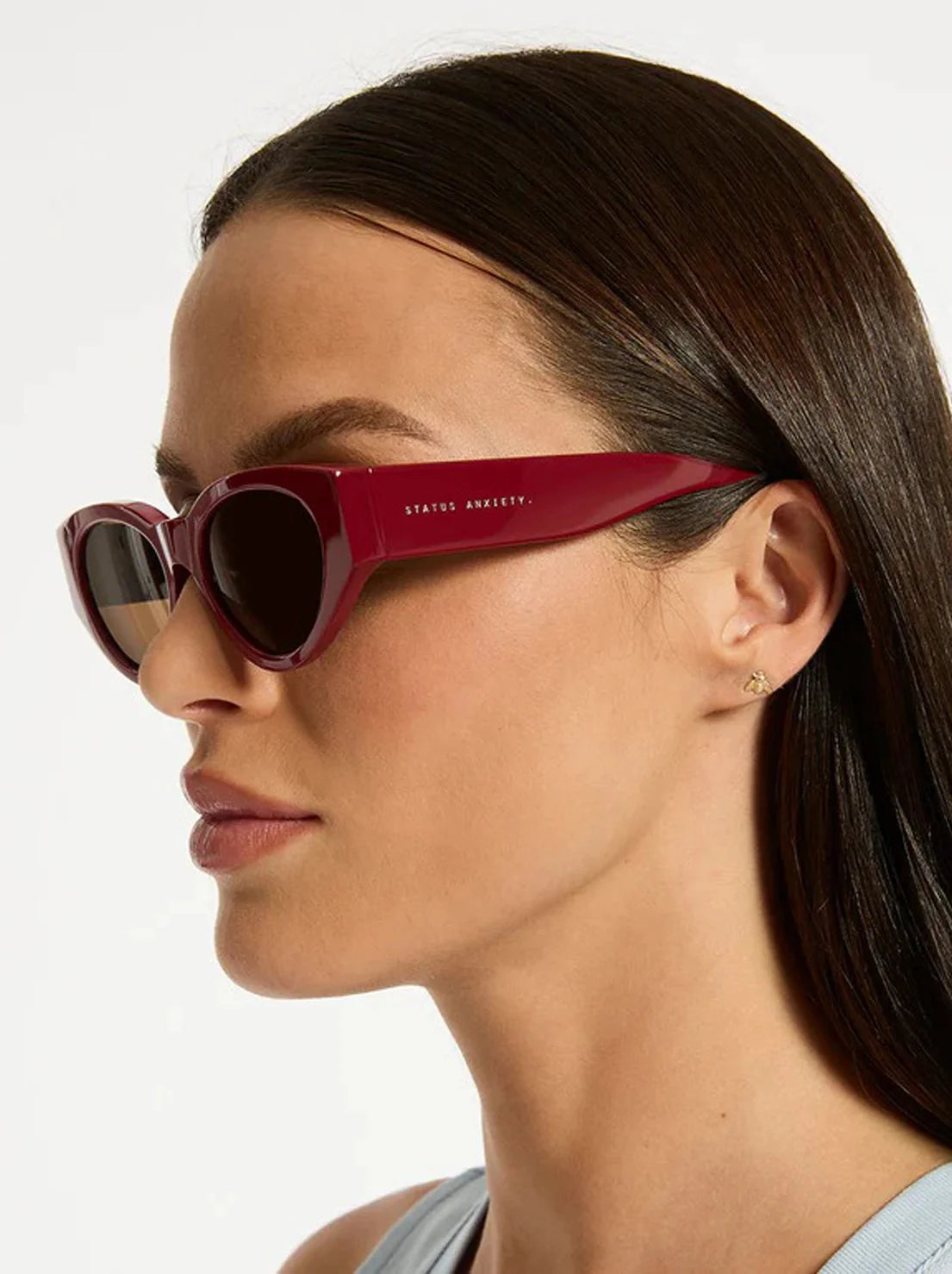 STATUS ANXIETY - Visceral Sunglasses - CHERRY