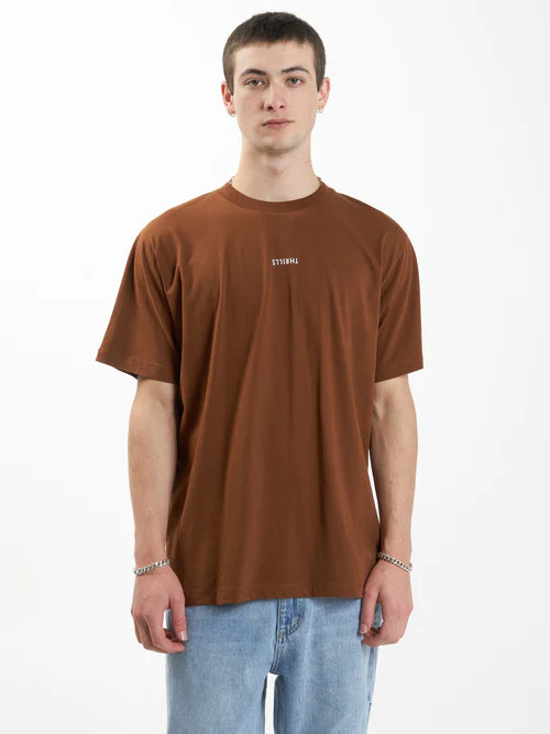 Thrills - Minimal Thrills Merch Fit Tee - CHESTNUT