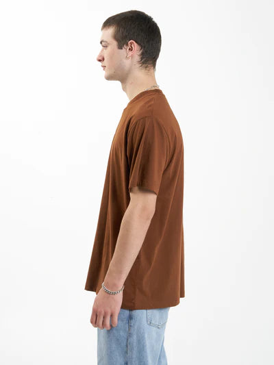 Thrills - Minimal Thrills Merch Fit Tee - CHESTNUT