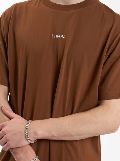 Thrills - Minimal Thrills Merch Fit Tee - CHESTNUT