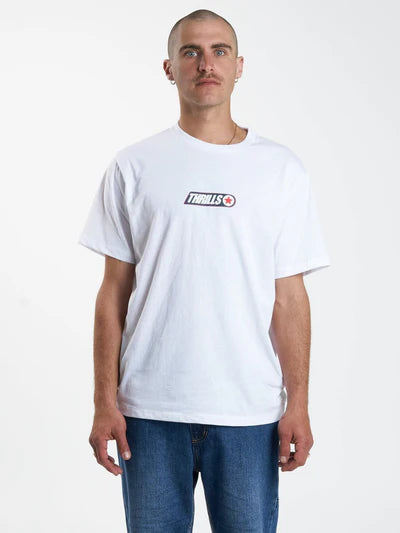 THRILLS - Wisdom Merch Fit Tee - White