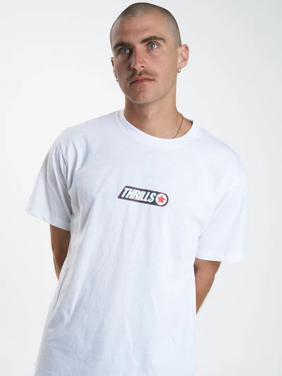 THRILLS - Wisdom Merch Fit Tee - White